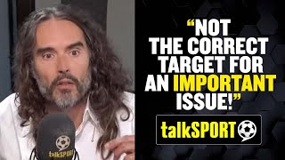 RussellBrand and Simon Jordan QUESTION the approach of protesters during sporting events 👀🔥 [upl. by Akimihs]