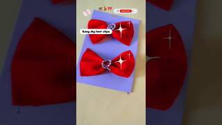 Easy diy hair clips🎀💖 shorts diy creative explore youtube youtubeshorts hairclip easy [upl. by Leupold502]