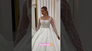 Vestidos de Noiva com brilho Manga Longa weddingdress vestidosdenoiva noivas [upl. by Rayburn]