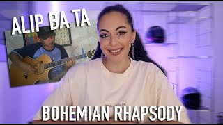 Alip Ba Ta  Bohemian Rhapsody Cover  REACTION [upl. by Orlina]