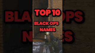 TOP 10 BLACK OPS 6 GAMERTAGS THAT WILL MAKE YOU LAUGH 😂 [upl. by Margo]