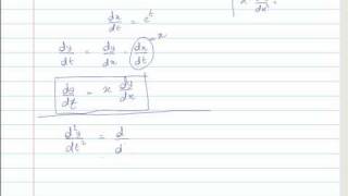 Second Order Differential Equation  EulerCauchy  Derivation [upl. by Lleuqar523]