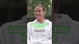 Sabalenka is a multilingual QUEEN 👑 sabalenka tennis [upl. by Ssur60]