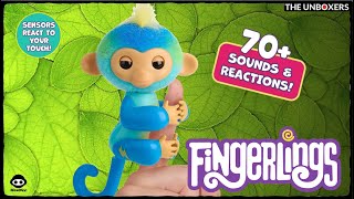 NEW Fingerlings Baby Monkeys Leo Reveal [upl. by Baldridge589]