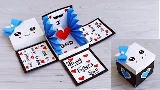 DIY  Father’s Day Card  Happy Father’s Day Card  Greetings Card For Fathers Day [upl. by Aubigny903]