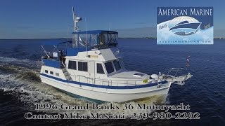 SOLD  1996 36 Grand Banks 36 Motoryacht HD by American Marine [upl. by Mada502]