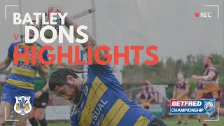 Batley 0 Dons 38  Highlights [upl. by Milzie]