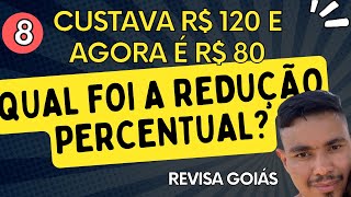 Uma mercadoria que custava R 12000 agora ela custa R 80 REVISA GOIÁS 3° ano Professor Euler [upl. by Kyre]