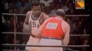 George Foreman vs Ionas Chepulis 1968 Gold medal boxing match [upl. by Stearns]