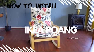 ✨ Easy IKEA POANG hack  Rockin Cushions [upl. by Eeram]