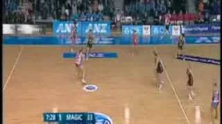 ANZ Netball Championship  Magic vs Swifts 140708 Qtr 3 [upl. by Ardnikal]