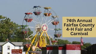 74th Annual Fairfax County 4H Fair and Carnival [upl. by Leumas]