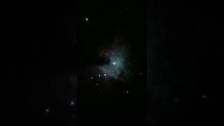 NEBULOSA DE ORION VISTA COM TELESCÓPIO 🔭 shorts astronomy science [upl. by Anaerol289]