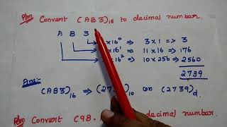 DSD  Decimal to Hexadecimal  Hexadecimal to Decimal Conversion in Tamil  Number systems [upl. by Laine]