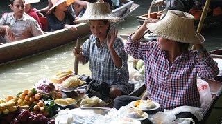 Floating Market Damnoen Saduak Thailand [upl. by Anida]