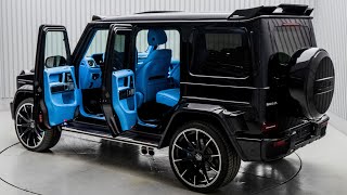 2024 Black Mercedes AMG G63 Brabus G800  Luxury SUV in Detail [upl. by Etnomal]