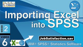 Importing Excel Data into SPSS – SPSS for Beginners 26 [upl. by Eylatan637]