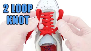 Two Loop Shoelace Knot – Professor Shoelace [upl. by Oah]