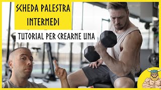 Scheda palestra intermedio su 34 giorni a settimana  Guida [upl. by Gareri]