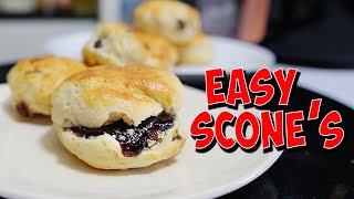 Fruit Scones – Easy Fruit Scones – The English way  Scones in the air fryer [upl. by Aneerhs]