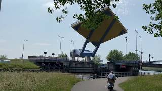 Slauerhoffbrug opens in Leeuwarden Netherlands [upl. by Sheedy]