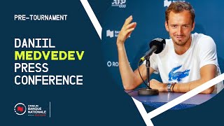 PRESS CONFERENCE  DANIIL MEDVEDEV  PRETOURNEMENT  OBN24 [upl. by Aihsenod]