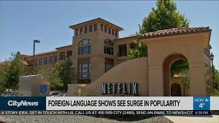 Foreignlanguage shows see surge in popularity [upl. by Gilburt584]