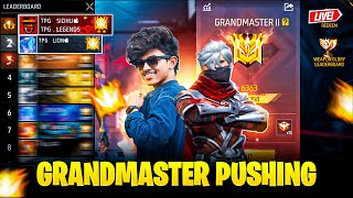 NEW SEASON 🔥 GRANDMASTER RANK PUSHING LIVE  TELUGU🥵 BEST DUO  🗿FREEFIRE LIVE [upl. by Anelac524]