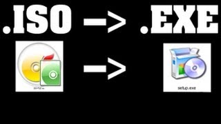 How To Open ISO  Extract ISO  ISO to EXE [upl. by Anelet]