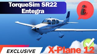 TorqueSim SR22 Entegra for XPlane 12 [upl. by Aisinut]