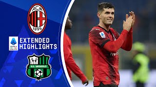 AC Milan vs Sassuolo  Extended Highlights  Serie A  CBS Sports Golazo [upl. by Nnaeus]