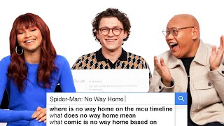 Tom Holland Zendaya amp Jacob Batalon Answer MORE of the Webs Most Searched Questions  WIRED [upl. by Maida]