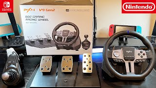 Unboxing and Setup PXN V9 Gen2 Racing Wheel  Gameplay [upl. by Ajad]