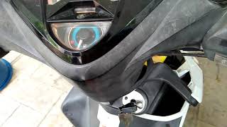 Yamaha Ego Lc tak boleh start Cuba check relay starter dahulu bunyi klik2 [upl. by Inalem]