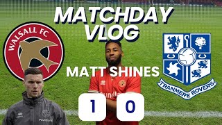 Walsall 10 Tranmere Matchday vlog 🤩🤩🤩 [upl. by Tod433]