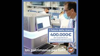 Ricerca genomica il sequenziatore NGS finanziato da Fondazione Patrimonio Ca Granda al Policlinico [upl. by Eelyac]