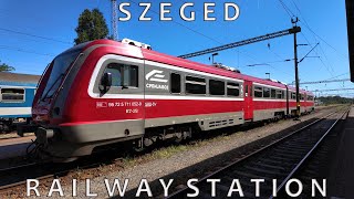 Hungary Szeged railway station Short footage Statia Szeged Ungaria Scurta prezentare [upl. by Tsui274]