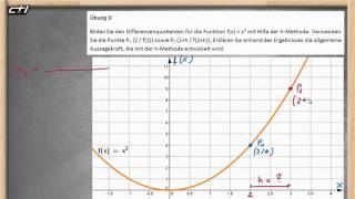 Differenzenquotient  Durchschnittliche mittlere Änderungsrate ★ Übung 3 [upl. by Aidnyc]