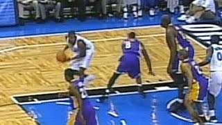 TMac Fakes Out Kobe Bryant Responds With Sick Dunk 112702 [upl. by Launamme]