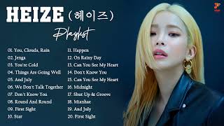 헤이즈 노래모음 40곡 가사포함  Heize Playlist 40 Songs Korean Lyrics [upl. by Glaab]