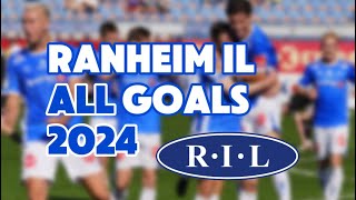 Ranheim IL alle 57 Mål i 2024💙🤍 [upl. by Aniroz]