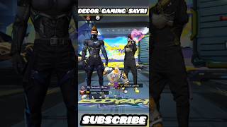 Decor gaming sayriff ffshorts viralshorts trendingshorts ff2sg [upl. by Ande]