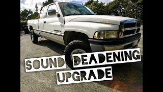 Sound Deadening the 2nd gen Ram [upl. by Langsdon]