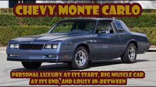 Here’s how the Chevy Monte Carlo was three different cars over its lifetime [upl. by Salokin]