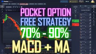 ✅ Absolutely Profitable  Free Pocket Option Strategy 2022  ✅ How to use MACD and Moving Average🌏 [upl. by Nell]