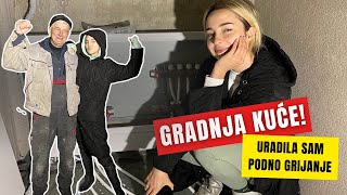 Gradnja kuće  Pt 10  Podno grijanje estrih prostorija za bazensku opremu [upl. by Snyder]