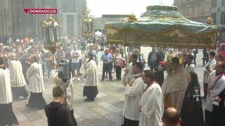 Corpus Christi Procession from Cologne 20 June 2019 HD [upl. by Ariec]