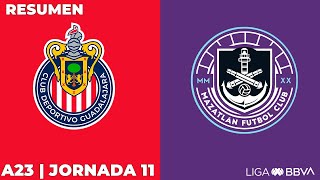 Resumen y Goles  Chivas vs Mazatlán  Liga BBVA MX  Apertura 2023  Jornada 11 [upl. by Speroni]