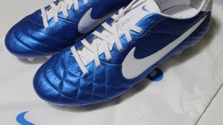 Nike Tiempo Legend IV ACC SoarWhite 11teamsportsde  TSU Unboxing [upl. by Kola]