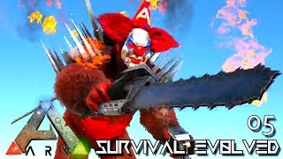 ARK SURVIVAL EVOLVED  BUFFOON GIGANTOPITHECUS   PRIMAL FEAR ISO CRYSTAL ISLES E05 [upl. by Seagraves]